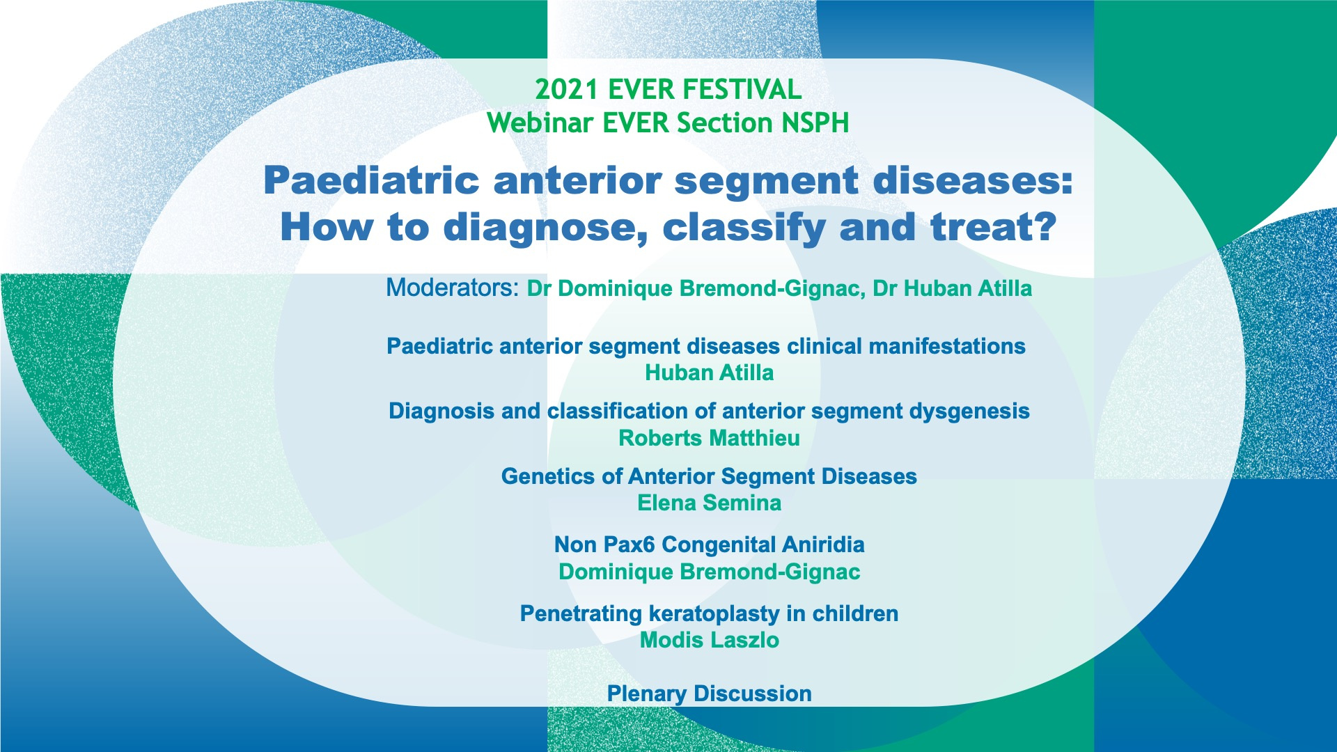 Webinar EVER Section: NSPH